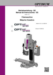 Optimum OPTImill MH22VD Betriebsanleitung