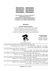 RAVAGLIOLI RAV241XL Übersetzung Der Originalanleitung