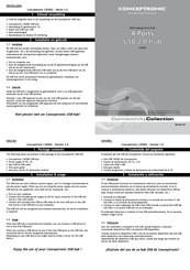 Conceptronic C4USB2 Schnellanleitung