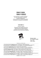 RAVAGLIOLI RAV1125MC Übersetzung Der Originalanleitung
