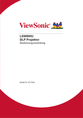 ViewSonic LS900WU Bedienungsanleitung