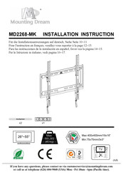 Mounting Dream MD2268-MK Installationsanweisungen
