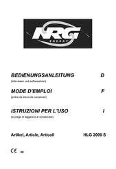 NRG ENERGY HLG 2000 S Bedienungsanleitung