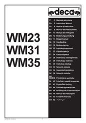 Deca WM35 Bedienungsanleitung