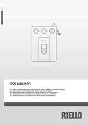 Riello RSS MRS Anleitungen Für Installateur Und Technischer Kundenservice