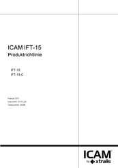 Xtrails ICAM IFT-15-C Bedienungsanleitung