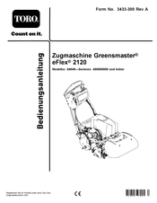 Toro Greensmaster eFlex 2120 Bedienungsanleitung