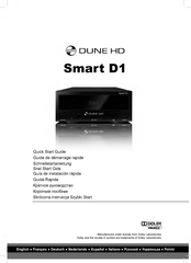 Dune HD Blue Smart D1 Schnellstartanleitung
