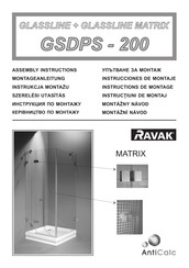 RAVAK GSDPS-200 Montageanleitung