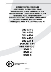 Dru STYLE 5 Umbauinstruktionen