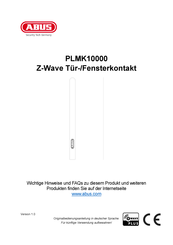 Abus PLMK10000 Original Bedienungsanleitung