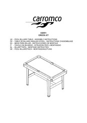 Carromco ORION-XT Montageanleitung
