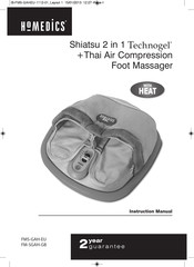 HoMedics FMS-GAH-EU Benutzerhandbuch