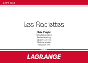 Lagrange Raclette 8 Pierre Betriebsanleitung