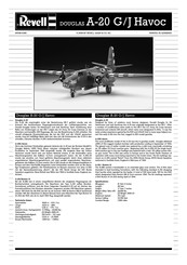 REVELL DOUGLAS A-20 J Havoc Bedienungsanleitung