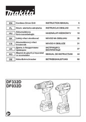 Makita DF032D Betriebsanleitung