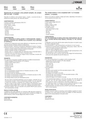 Vimar Arké Handbuch