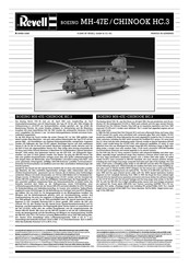 REVELL BOEING MH-47E /CHINOOK HC.3 Bedienungsanleitung