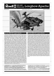 REVELL AH-64D Longbow Apache Bedienungsanleitung