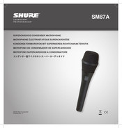 Shure SM87A Bedienungsanleitung