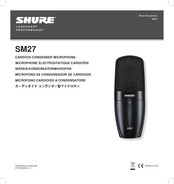 Shure SM27 Bedienungsanleitung