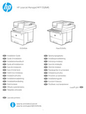 HP LaserJet E52645dn Installationshandbuch