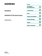 Siemens SINAMICS G120 Betriebsanleitung