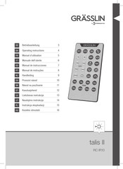 Grasslin talis II RC IR10 Betriebsanleitung