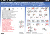 Epson PP-100AP disc producer Installationshandbuch