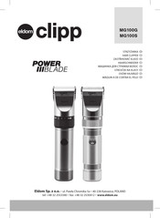 Eldom clipp POWER BLADE MG100S Bedienungsanleitung