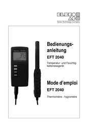 Elbro EFT 2040 Bedienungsanleitung