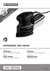 Parkside PHS 160 D4 Originalbetriebsanleitung