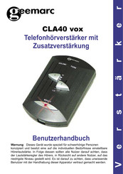 Geemarc CLA40 VOX Benutzerhandbuch