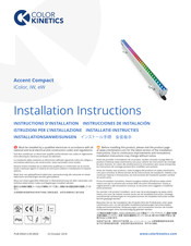 Color Kinetics iColor Installationsanweisungen