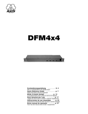 AKG DFM4x4 Kurzbedienungsanleitung