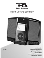 Cyber Acoustics Digital Docking Speaker CA 461 Bedienungsanleitung