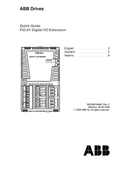 ABB FIO-01 Kurzanleitung