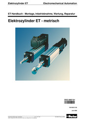 Parker ETV100 Handbuch-Montage, Inbetriebnahme, Wartung, Reparatur