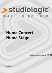 Fatar Studiologic Numa Stage Bedienungsanleitung