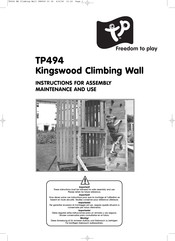 Tp Toys Kingswood Climbing Wall TP494 Montageanleitung