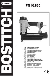 Bostitch FN16250 Technische Gerätedaten