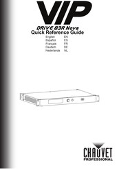 Chauvet Professional VIP Drive 83R Nova Schnellreferenzhandbuch