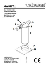 Velleman GASMT1 Bedienungsanleitung