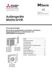 Mitsubishi Electric MUH-GD80VB Planungsunterlagen