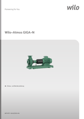 Wilo Atmos GIGA-N Serie Einbau- Und Betriebsanleitung