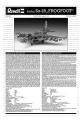 REVELL Sukhoj Su-25 FROGFOOT Bedienungsanleitung