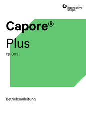 interactive scape Capore Plus cp-003 Betriebsanleitung
