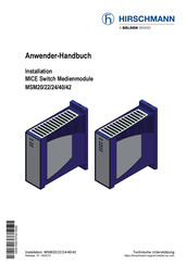 Belden HIRSCHMANN MSM42 Anwenderhandbuch