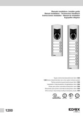 Vimar Elvox 1200 Serie Technisches Handbuch