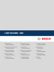 Bosch BEA UK Betriebsanleitung